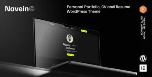 Navein – Personal Portfolio WordPress Theme 95% OFF