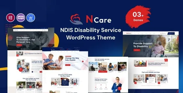 Ncare NDIS Disability Service WordPress Theme 95% OFF