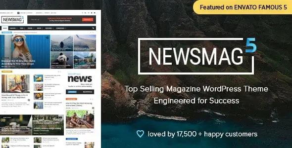 Newsmag – Newspaper & Magazine WordPress Theme [95% OFF]