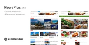 NewsPlus – News and Magazine WordPress theme [95% OFF]