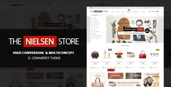 Nielsen E-commerce WordPress Theme [95% OFF]