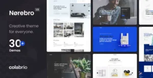 Norebro – Creative Portfolio Theme for Multipurpose Usage [95% OFF]