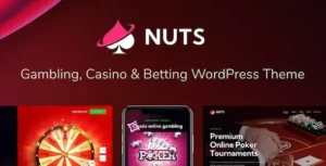 Nuts – Gambling, Casino & Betting WordPress Theme 95% OFF