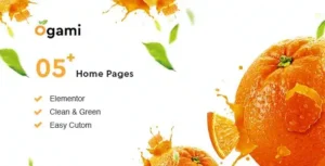 Ogami – Organic Store WordPress Theme [95% OFF]