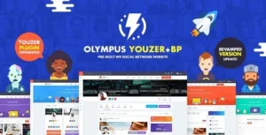 Olympus - Powerful BuddyPress Theme for Social Networking 95% OFF