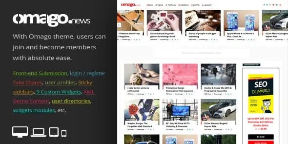 Omago News – WordPress Theme | 95% OFF