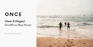 Once - Clean & Elegant WordPress Blog Theme 95% OFF