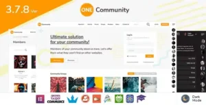 OneCommunity – BuddyPress Membership Theme [95% OFF]