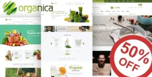 Organica - Organic, Beauty, Natural Cosmetics Theme 95% OFF