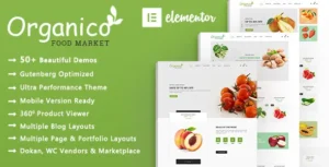 Organico - Organic Food WooCommerce WordPress Theme 95% OFF