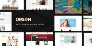 Orson – Innovative Ecommerce WordPress Theme for Online Stores 95% OFF