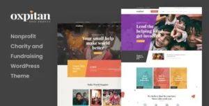 Oxpitan – Nonprofit Charity WordPress Theme 95% OFF