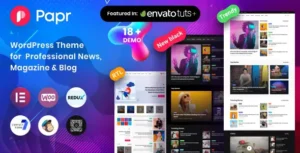 Papr – News Magazine Theme [95% OFF]