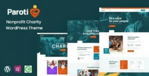 Paroti - Nonprofit Charity WordPress Theme 95% OFF