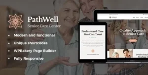 PathWell – A Senior Care Hospital WordPress Theme 95% OFF