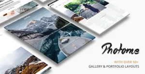 PhotoMe - Photography Portfolio WordPress Theme 95% OFF