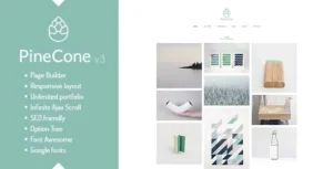 PineCone – Creative Portfolio and Blog for Agency Theme 95% OFF