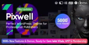 Pixwell – Modern Magazine Theme [95% OFF]