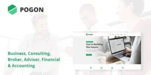 Pogon - Business and Finance Corporate WordPress Theme 95% OFF