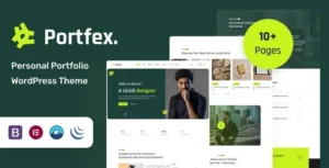 Portfex - Personal Portfolio WordPress Theme 95% OFF
