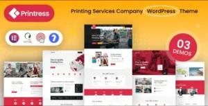 Printress – Printing Services Company WordPress Theme 95% OFF