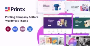 Printx - Printing Services WordPress Theme 95% OFF