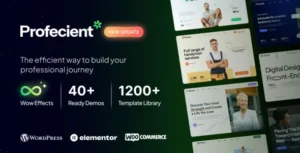Profecient - Multipurpose WooCommerce & WordPress Theme 95% OFF