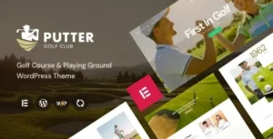 Putter – Golf Course & Playing Ground WordPress Theme 95% OFF