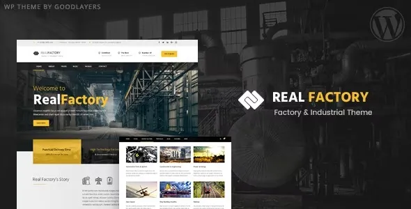 Real Factory – Factory / Industrial / Construction Theme 95% OFF