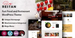 Restan - Restaurant WordPress Theme 95% OFF