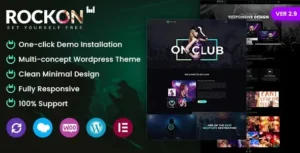 Rockon - AI WordPress Theme 95% OFF