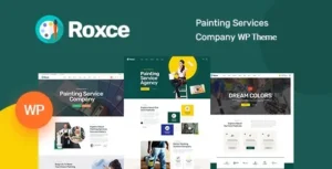 Roxce - Painting Services WordPress Theme 95% OFF