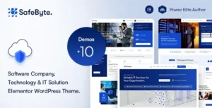 Safebyte Technology & IT Solutions WordPress Theme 95% OFF