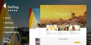 Sailing Hotel – Hotel WordPress Theme 95% OFF
