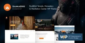 Samadhi – Oriental Buddhist Temple WordPress Theme 95% OFF