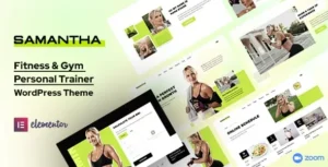 Samantha - Fitness WordPress Theme 95% OFF