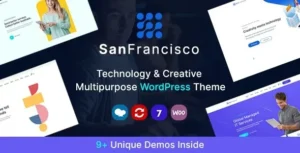 San Francisco - IT Technology and Creative WordPress Theme 95% OFF