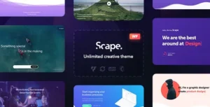 Scape – Multipurpose WordPress theme 95% OFF