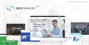 SEOCrawler - SEO & Marketing Agency WordPress Theme 95% OFF