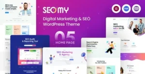 Seomy – Digital Marketing & SEO Agency WordPress Theme 95% OFF