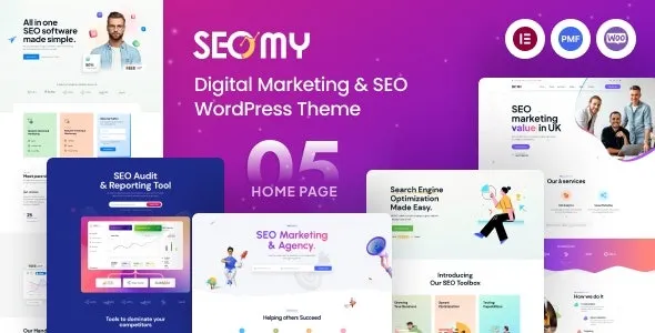 Seomy – Digital Marketing & SEO Agency WordPress Theme 95% OFF