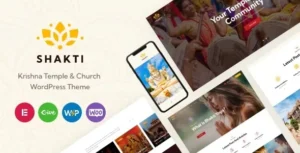 Shakti – Krishna Temple & Church WordPress Theme 95% OFF