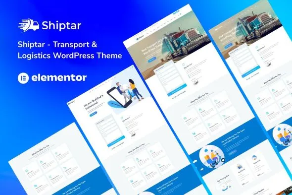 Shiptar – Transport & Logistics WordPress Theme 95% OFF