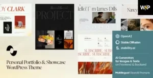 Showmax - Personal Portfolio & Showcase WordPress Theme 95% OFF