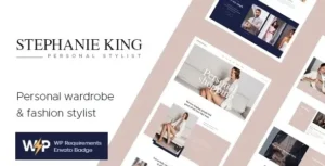 S.King - Personal Stylist and Fashion Blogger WordPress Theme 95% OFF