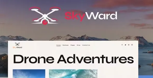 Skyward – Drone Aerial Videography WordPress Theme 95% OFF