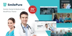 SmilePure - Dental & Medical Care WordPress Theme 95% OFF