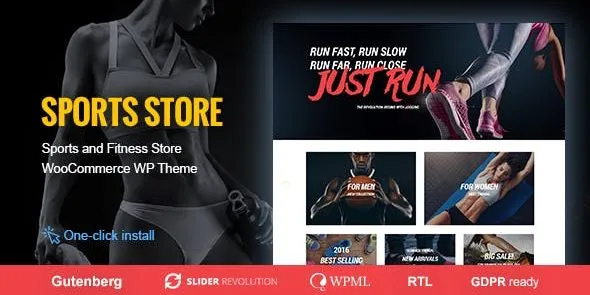 Sports Store – Sports Clothes & Fitness Equipment Store Theme 95% OFF