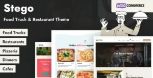 Stego – Food Truck & Restaurant Theme 95% OFF