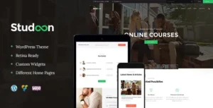 Studeon – An Education Center & Training Courses WordPress Theme 95% OFF